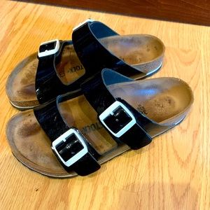 Birkenstock Arizona Black Patent Sandal